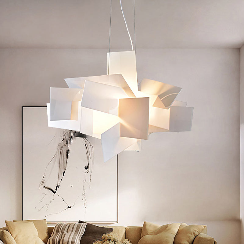 Arte Artistico Splosed Acrilic Dropserve 2 Bulbs Multi Light Affermazione Luce in bianco/rosso per soggiorno