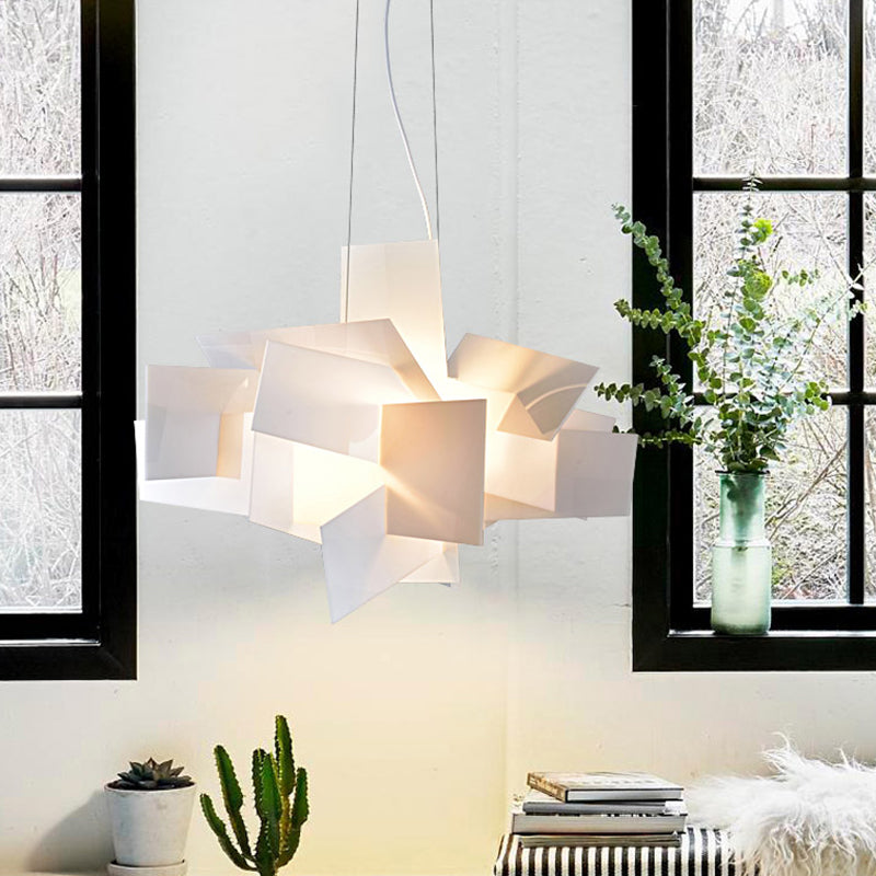 Arte Artistico Splosed Acrilic Dropserve 2 Bulbs Multi Light Affermazione Luce in bianco/rosso per soggiorno