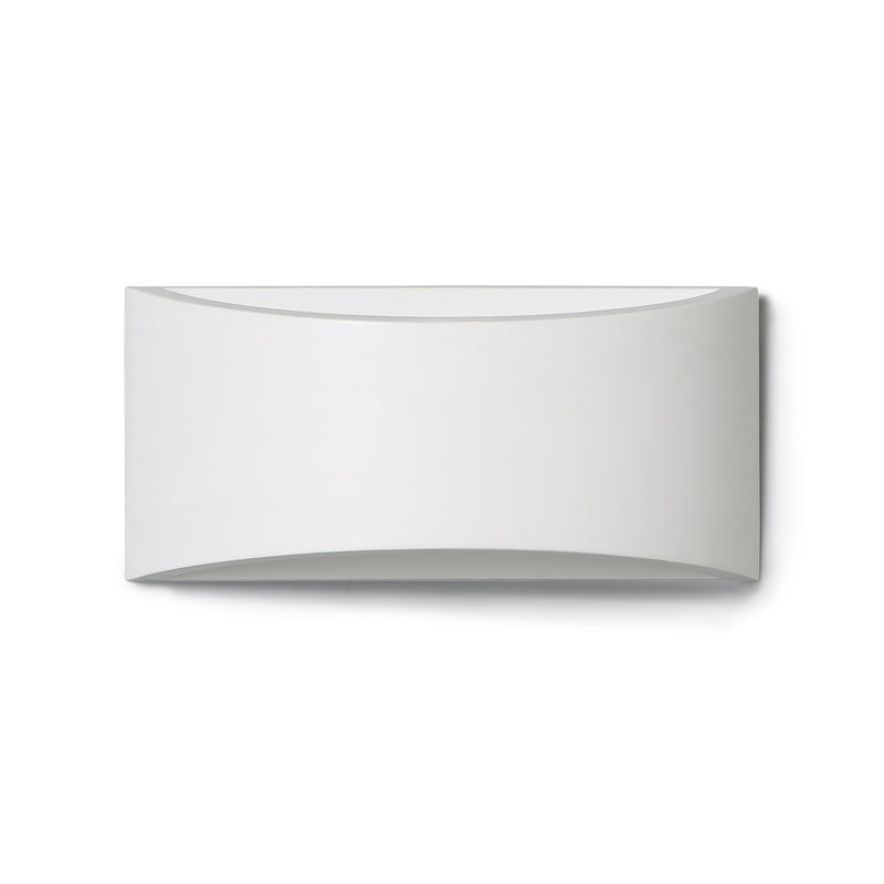 Lámpara de pared blanca LED integrada de la pared rectangular metálica con iluminación cálida/blanca contemporánea con iluminación cálida/blanca