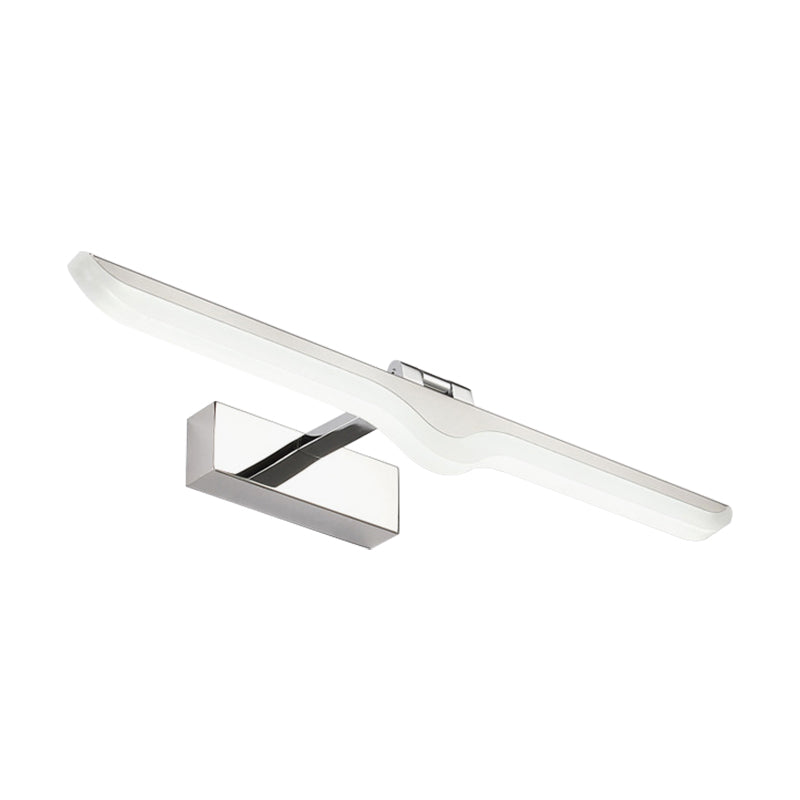 Lineare AcrylaL -Waschtischleuchte modern
