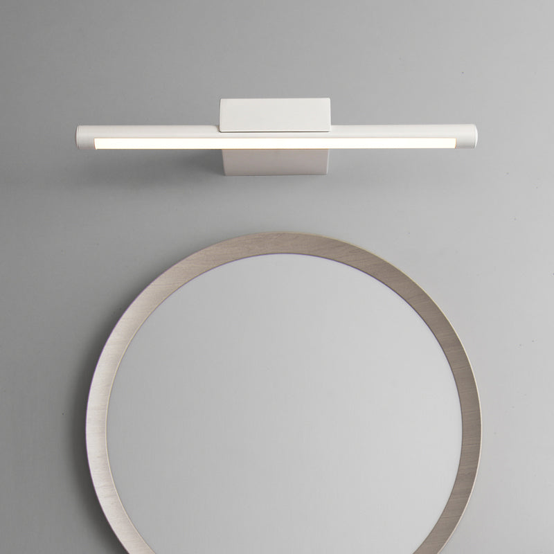 Pol Eitelkeitsbeleuchtung Einfachheit Metall weiße LED -Wandmontage Licht in warmem/weißem Licht, 16 "/19.5"/23,5 "Länge