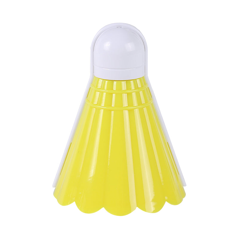 Kids Badminton Ballo Tappo Muro Nightlight Nightlight Plastic Lampada a LED Night Lamp in Yellow