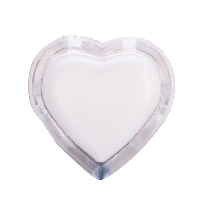 Bedside Plug-in LED Nightlight Modern Clear Wall Lighting with Love Heart Plastic Shade