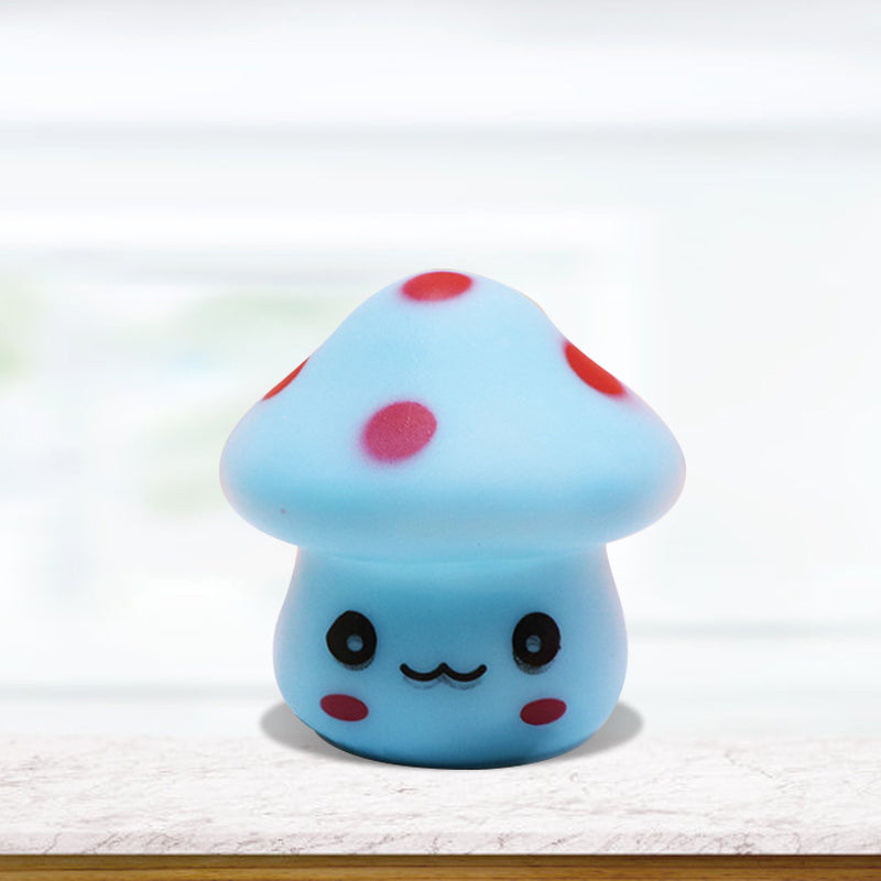 Lámpara de pared LED LED LED LED LED LED de los caricaturas de plástico de la luz nocturna de la luz de los champiñones en 7, blanco/rojo/azul