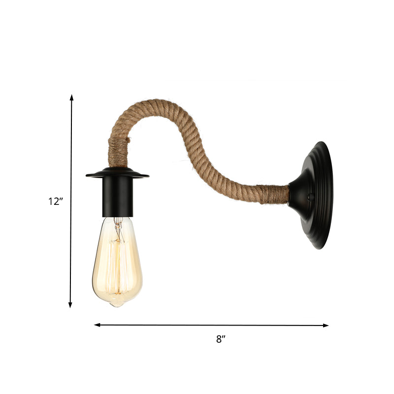 Finition noire 1 montant mural d'éclair