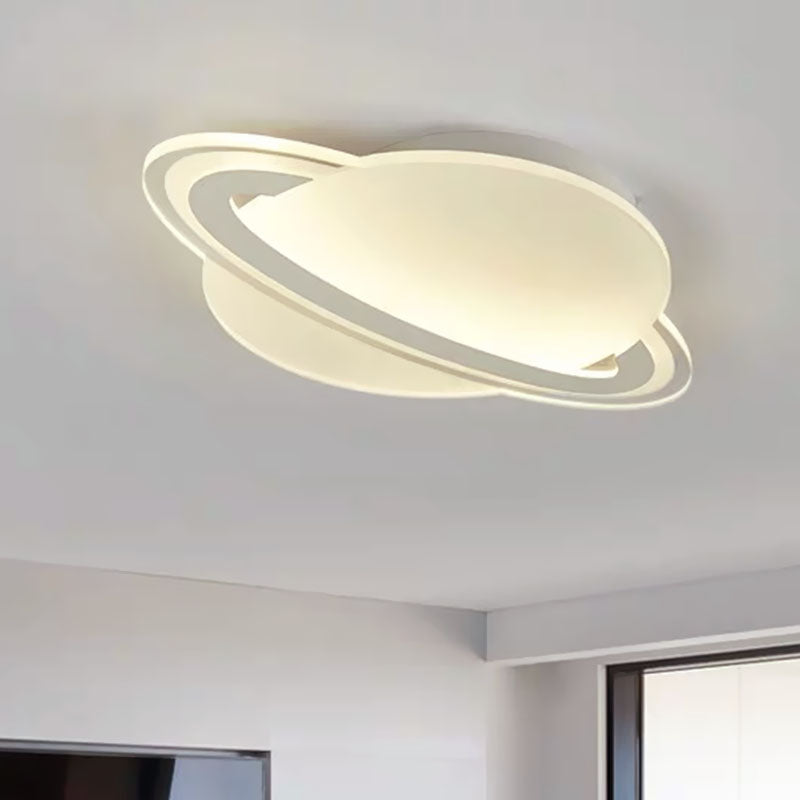 Acryl-Planeten-Unterputzleuchte, moderne 12"/18" lange weiße LED-Unterputzbeleuchtung in warmem/weißem Licht für Wohnzimmer
