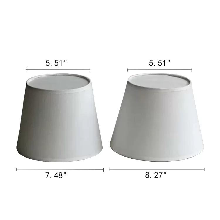 Table d'étude de chien Lumière avec tissu de la teinte en résine unique lampe de table moderne en blanc