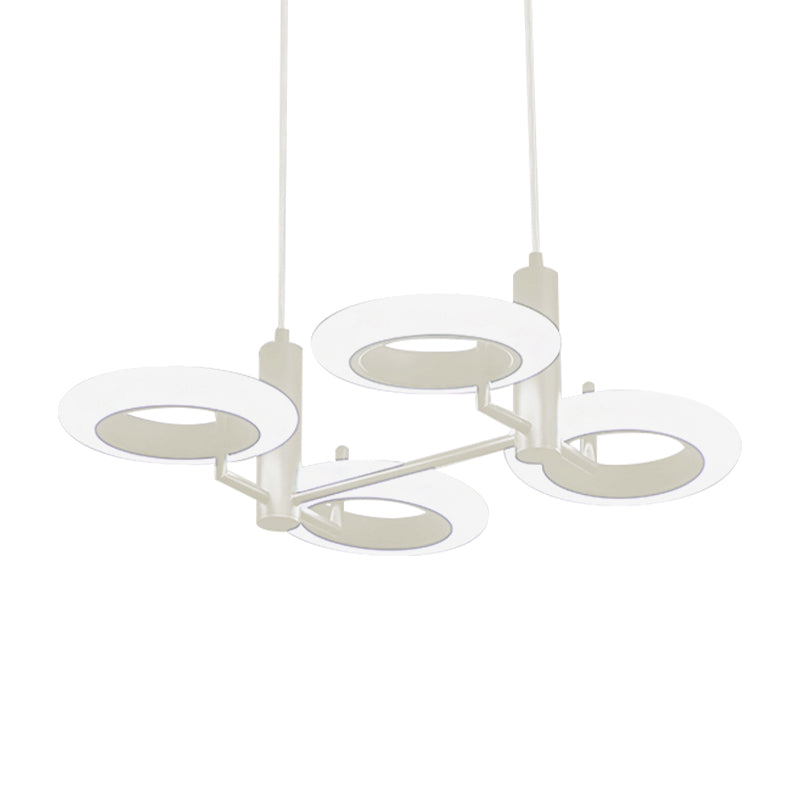 Kit de lampe suspendue à beignet noir / blanc / marron