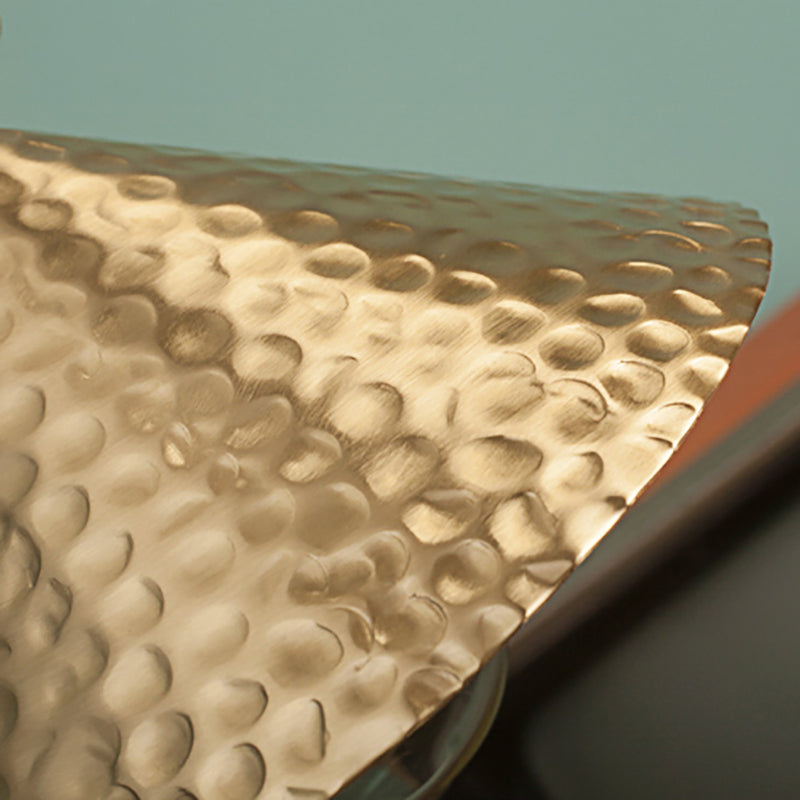 Metallic Messing/Gold Finish Anhänger Leuchte konisch