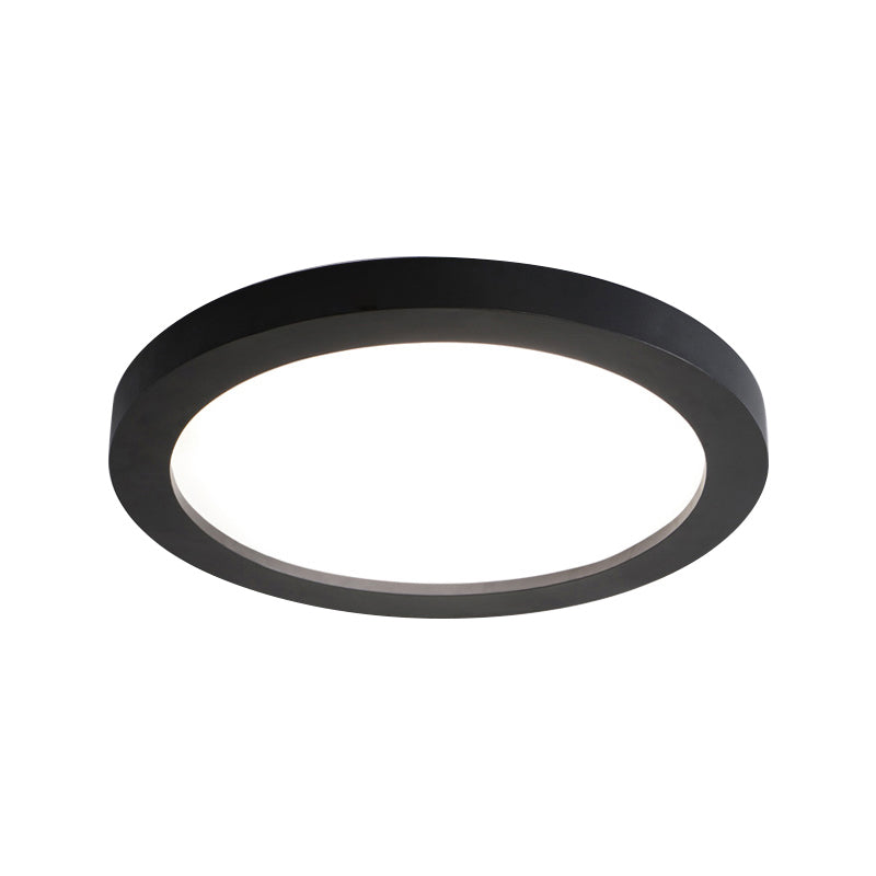 Plaatmetaal Inbouw Minimalisme Led 14"/18"/21,5" Breed Zwart Inbouwplafondlamparmatuur met verzonken diffuser