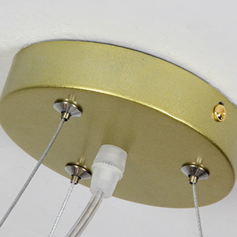 Blase Esszimmer Kronleuchter Licht mit Ast Design Clear Glass 39 "/47" W 27/36-Light Moderne Hanging Lampe in Gold