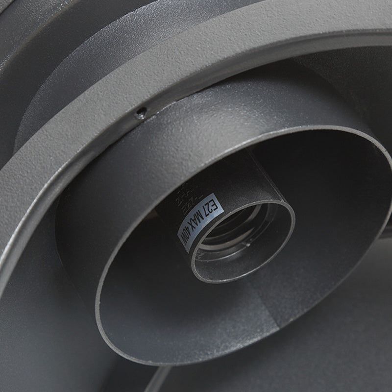 1 Cylindre Light Cylinder Light Vintage Black Clear Creater Glass Wall Lampe avec cadre rond