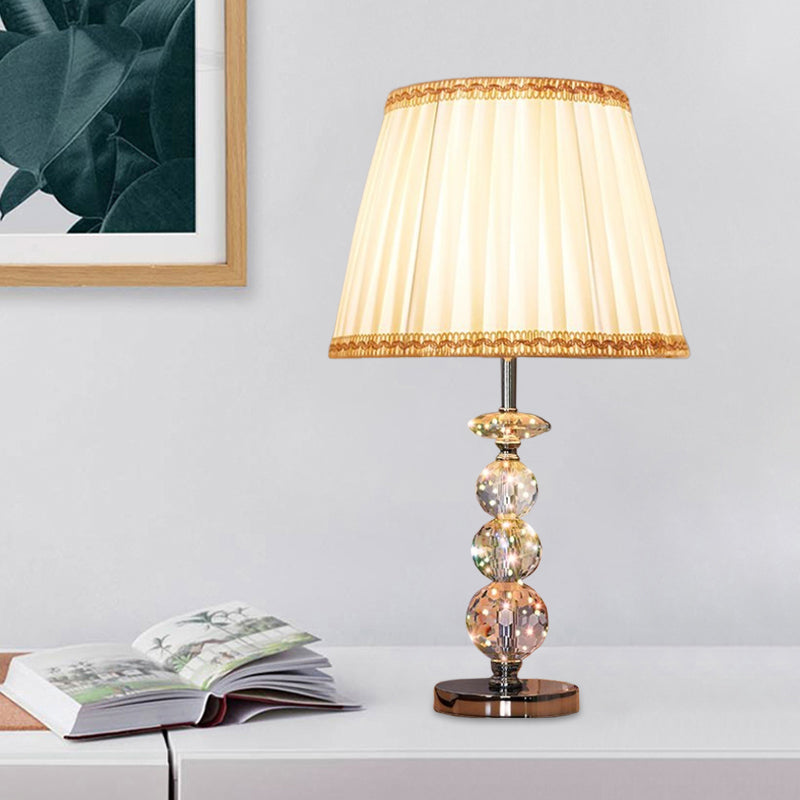 Ball Clear Crystal Lampe LAMPE MODERNE 1 BULBE BEIGE / CAFE