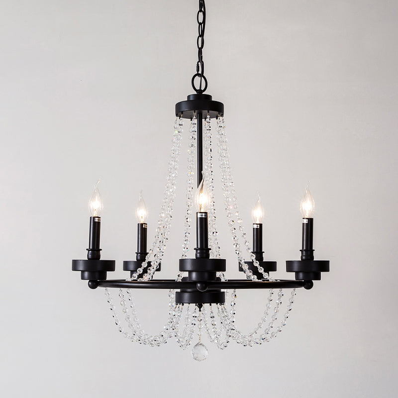LAMPE MÉTALLIQUE LAMPE SUSPENSION DE RETRO 5-LIGHT CHANDELIER PROST DE LA PLUS