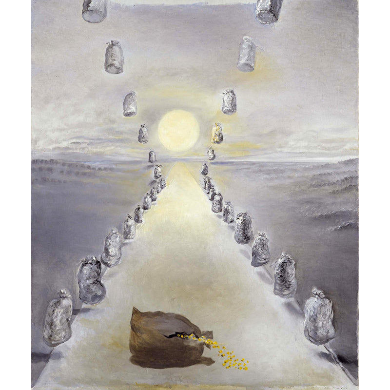 Grey Path of Enigmas Mural Waterproofing Surrealistic Living Room Wall Decoration