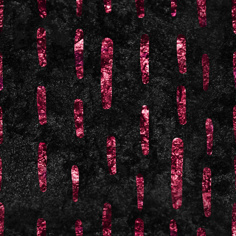 Full-Size Stripes Wall Mural Modern Trendy Foil Wall Art in Dark Color for Living Room