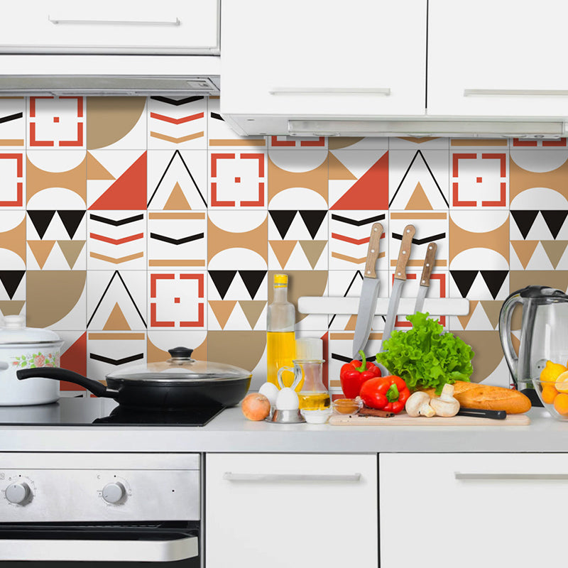 Bohemian Wallpaper Panel Set Vinyl Peel and Stick Wallpaper for Kitchen Backsplash