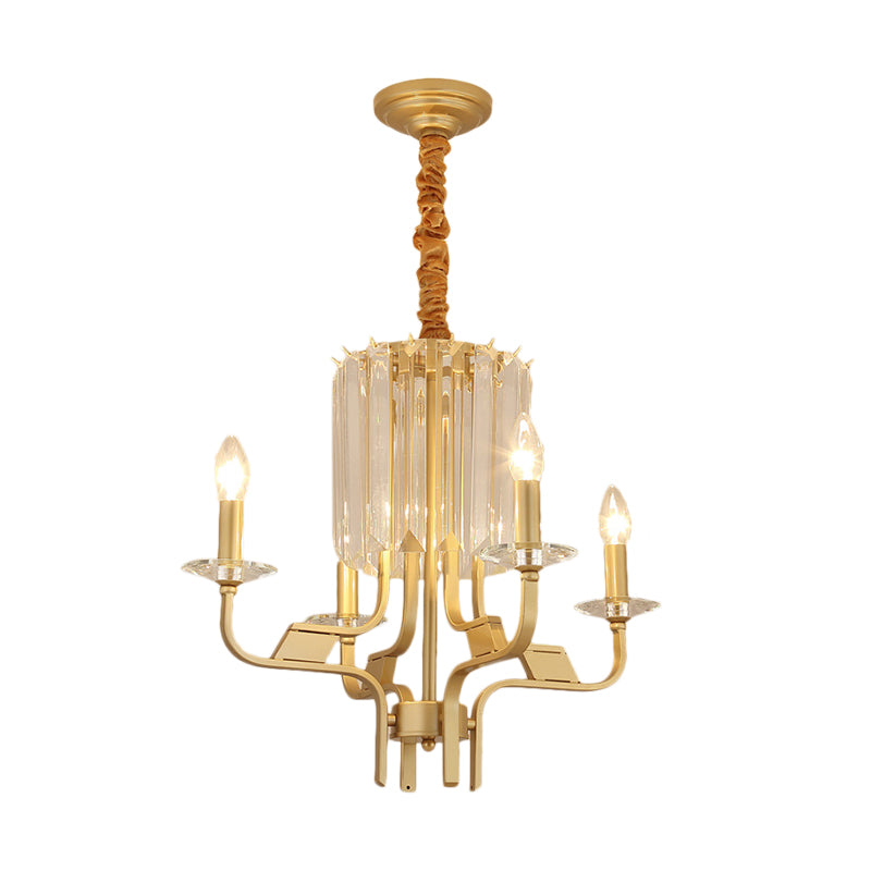 4/6/8 LUCI BRASSAGGIO BRASCHIO LUMINA VINTAGE VINTAGE METALLIC BAMPA LAMONO APPUGGIO LAMPAGNO CON Crystal DECO
