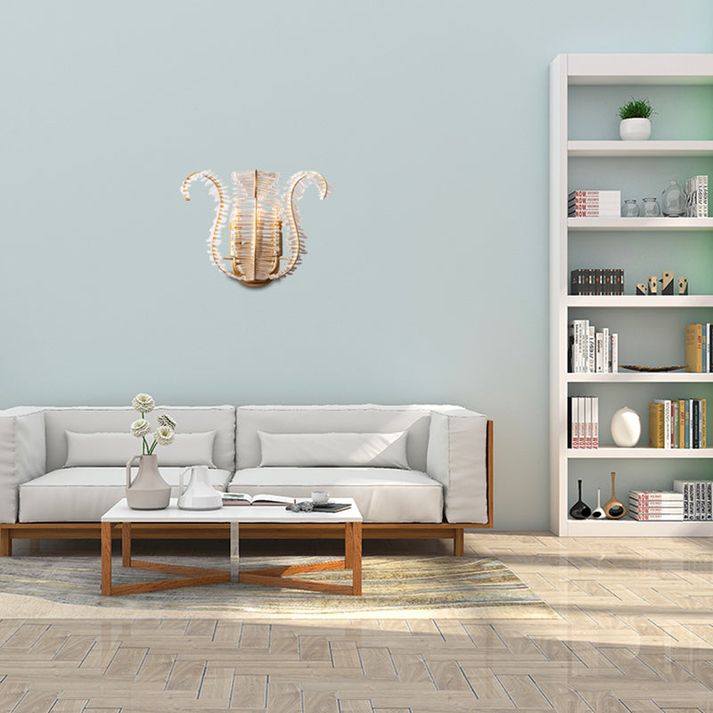 Éclairage mural en forme de feuille de feuille 1/2/3