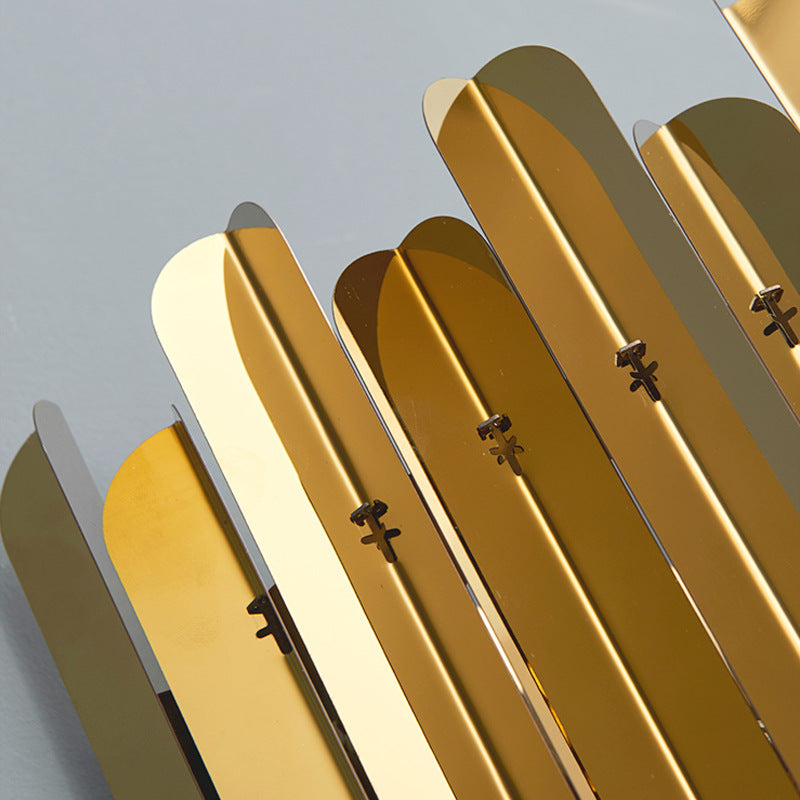 1 Éclairage de mur en cristal Light K9 avec tôle modernisme Graphique Lumière en laiton pour la chambre