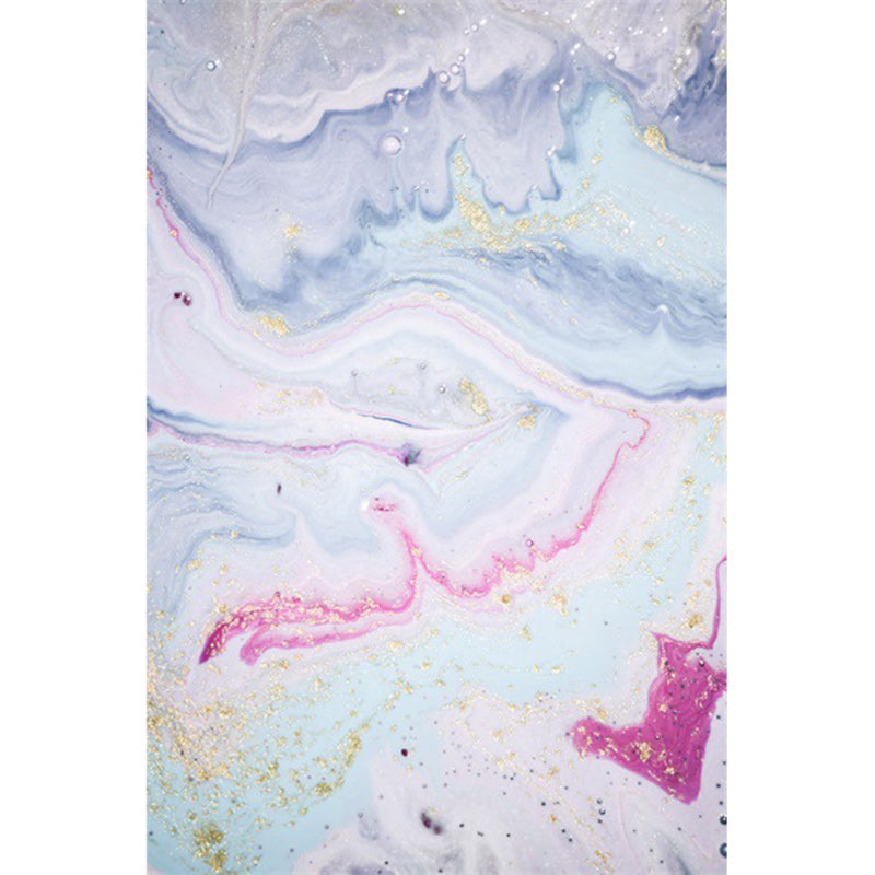 Nordic Abstract Rug Light Blue and Pink Polyester Rug Washable Non-Slip Backing Area Rug for Bedroom