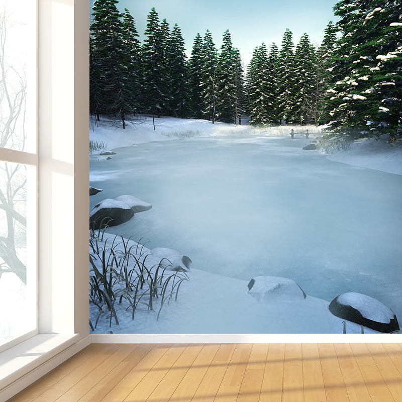 Home Decor Frozen River Mural Decal Customized Contemporary Wall Art for Kitchen