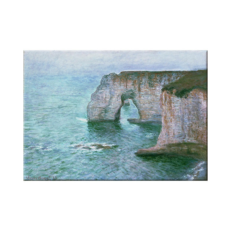 Toile d'art mural moderne couleur Pastel, peinture en arc de mer, décoration murale pour salon