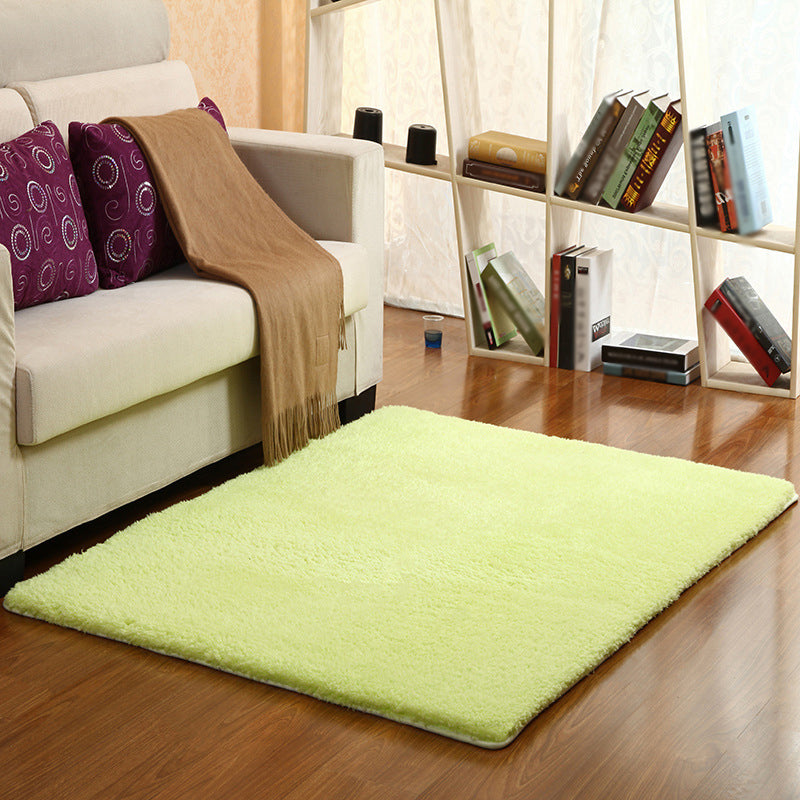 Zeitgenössischer fester Farbe Rug rosa und grün Sherpa Teppichmaschine waschbarer Nicht-Schlupf-Flächen-Teppich für Schlafzimmer