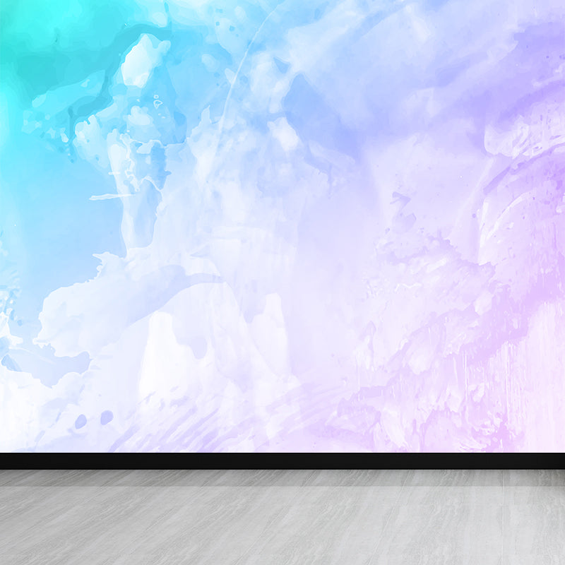 Moisture Resistant Abstract Mural Decal Non-Woven Modern Wall Covering for Living Room