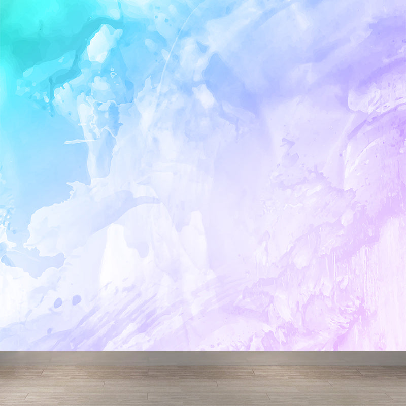 Moisture Resistant Abstract Mural Decal Non-Woven Modern Wall Covering for Living Room