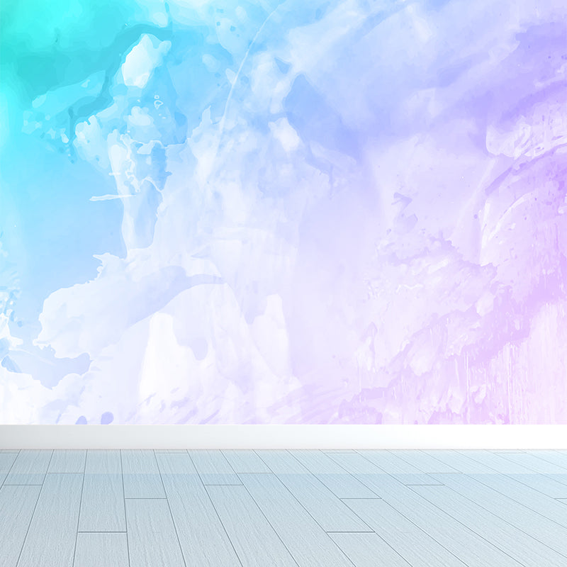 Moisture Resistant Abstract Mural Decal Non-Woven Modern Wall Covering for Living Room