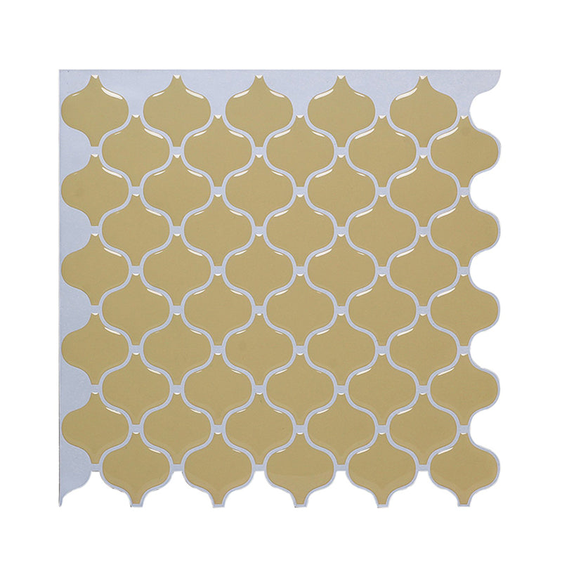 Pastelkleur Quatrefoil Wallpapers Mozaïeken Modern Peel and Stick Wall Decor voor wasruimte