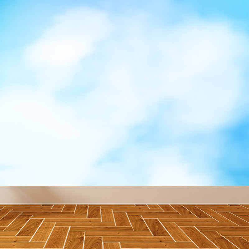 Modern Abstract Mural Wallpaper for Bedroom Customised Wall Covering in Pastel Color