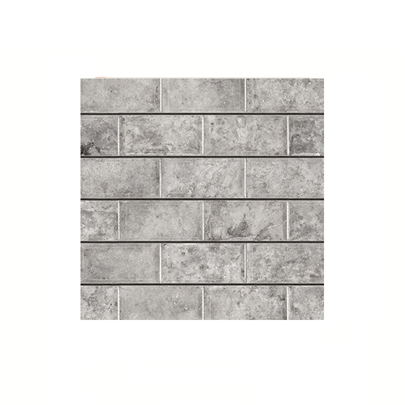 Compact Tiles Wallpaper Panel Set for Living Room Brick Look Peel Wall Decor, 11' L x 11" W