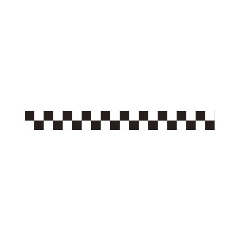 Black and White Checkered Wallpaper Border Easy Peel off Wall Decor for Living Room