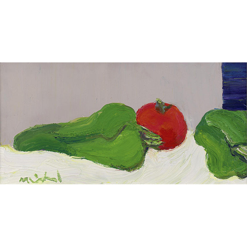 Stain Resistant Vegetables Wall Mural Non-Woven Cloth Modern Art Wall Decor for Girls Room