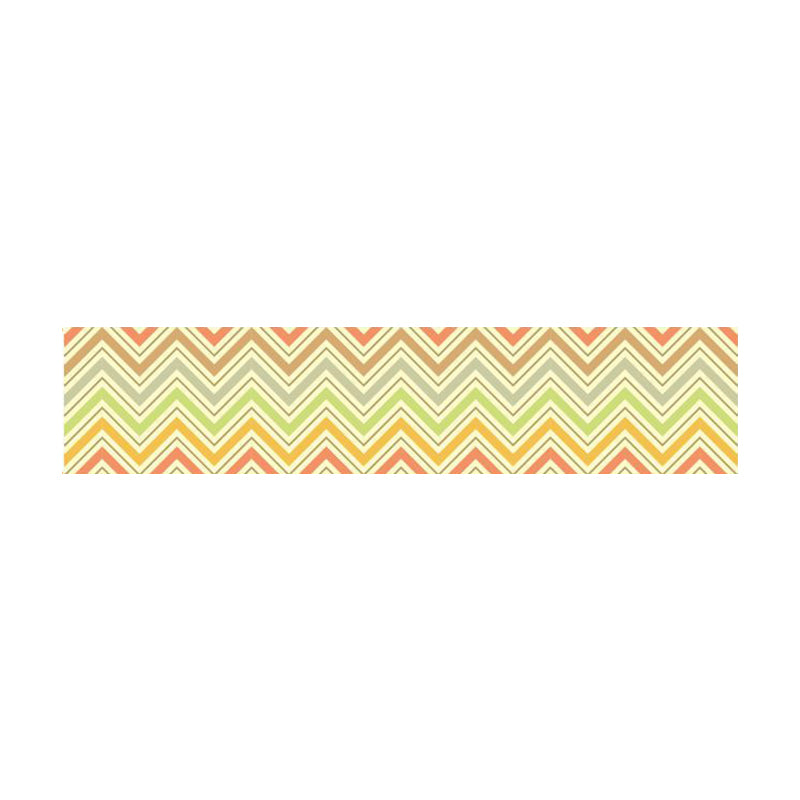 Chevron Pattern Wallpaper Border Yellow PVC Wall Covering, Peel and Paste, 6.5' x 4"