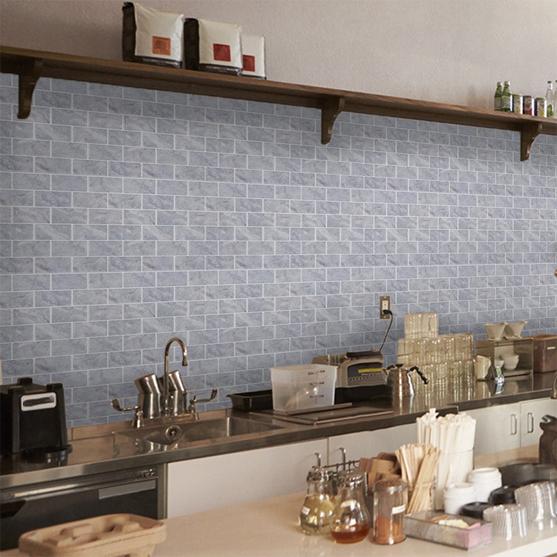 Marble Brickwork Wallpaper Panels Pick Up Sticks Farmhouse Washroom Wall Decoration