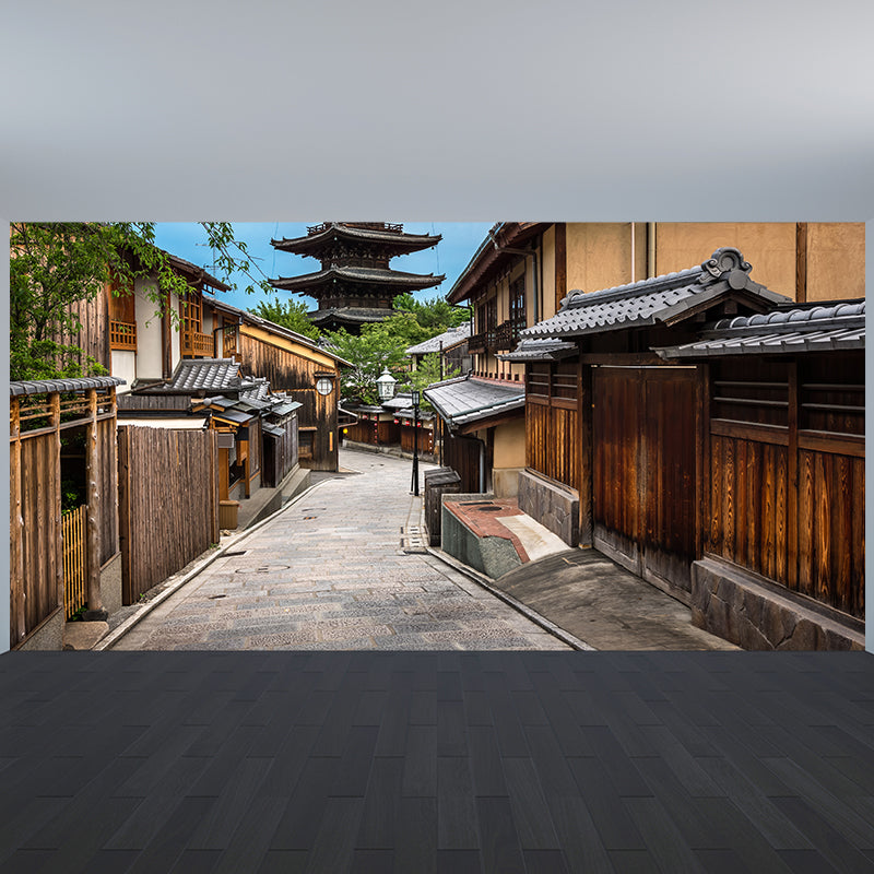 Home Decor Antique Town Mural Decal Customized Contemporary Wall Art for Kitchen