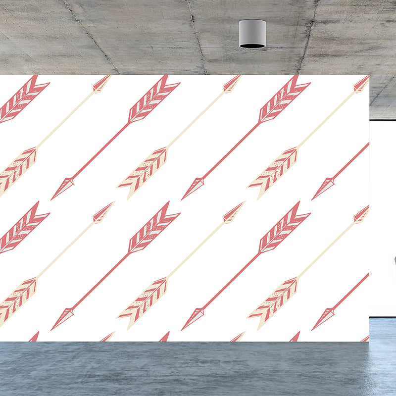 Feather Arrows Wall Mural Modern Decorative Living Room Wall Covering, Personalise