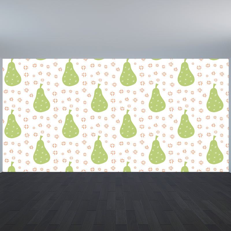 Extra Large Pears Mural Wallpaper Decorative Contemporary Living Room Wall Covering