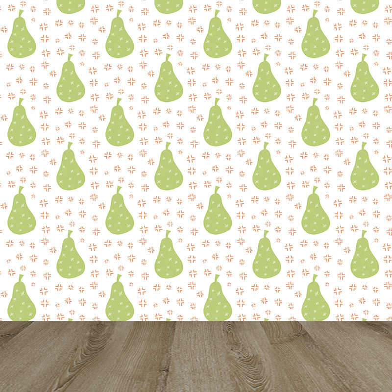 Extra Large Pears Mural Wallpaper Decorative Contemporary Living Room Wall Covering