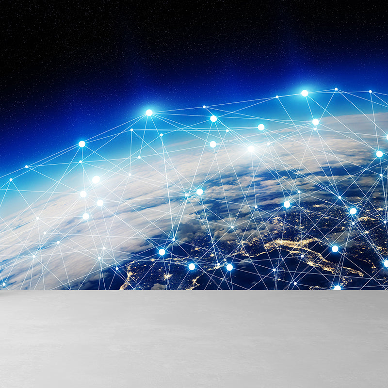 Abstract Wall Mural Modern Decorative Living Room Wall Covering, Custom Size Available