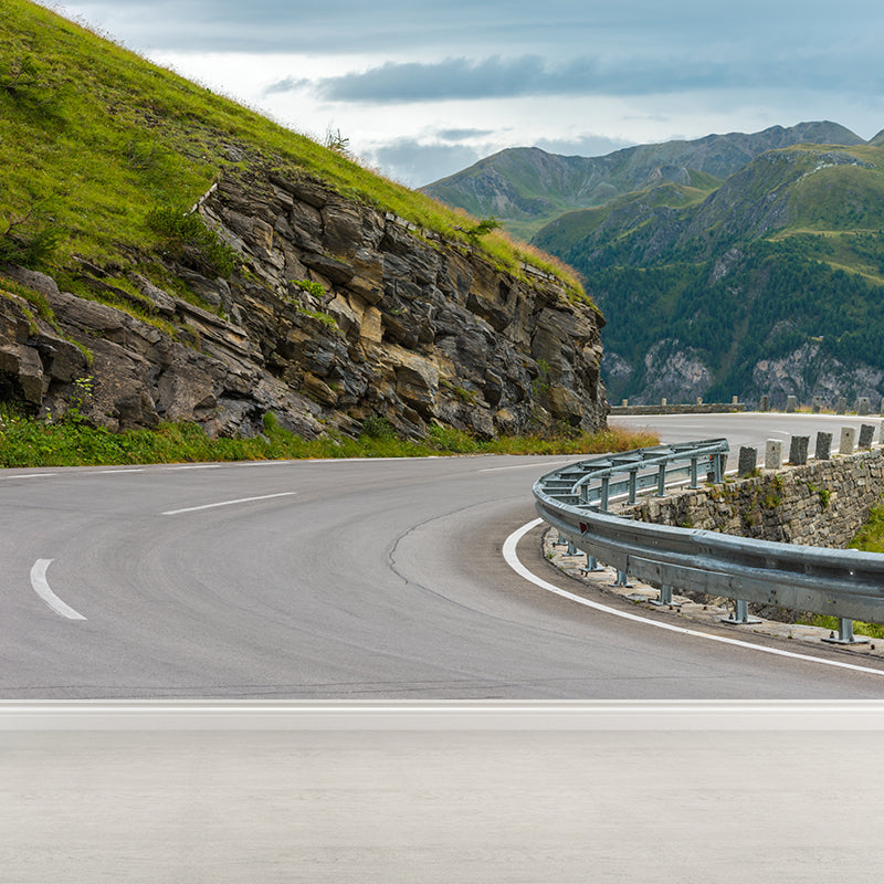 Extra Large Road Mural Pastel Color Non-Woven Wall Art for Home Decor, Personalised