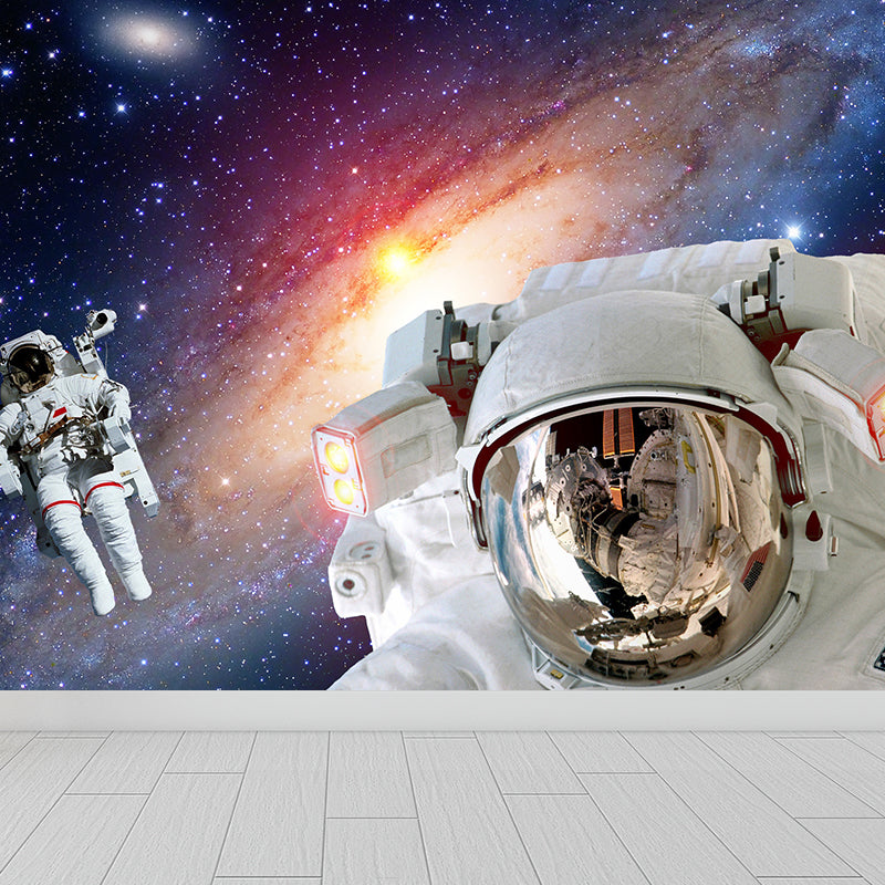 Big Space Shuttle Mural Wallpaper Decorative Fictional Living Room Wall Covering