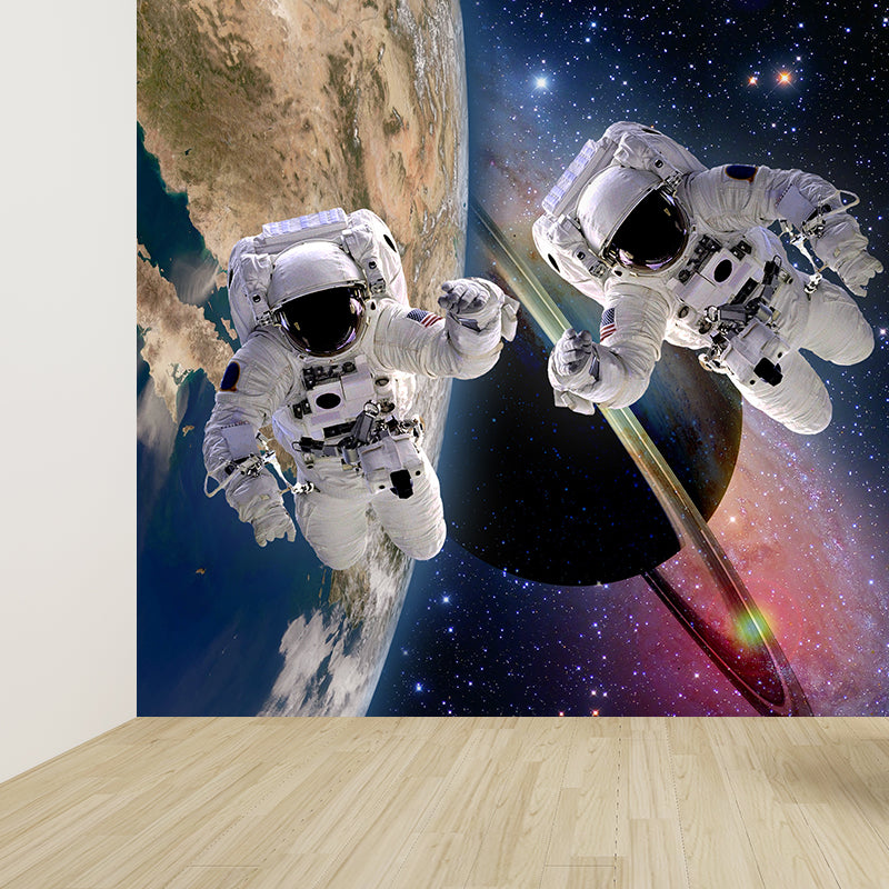 Big Space Shuttle Mural Wallpaper Decorative Fictional Living Room Wall Covering