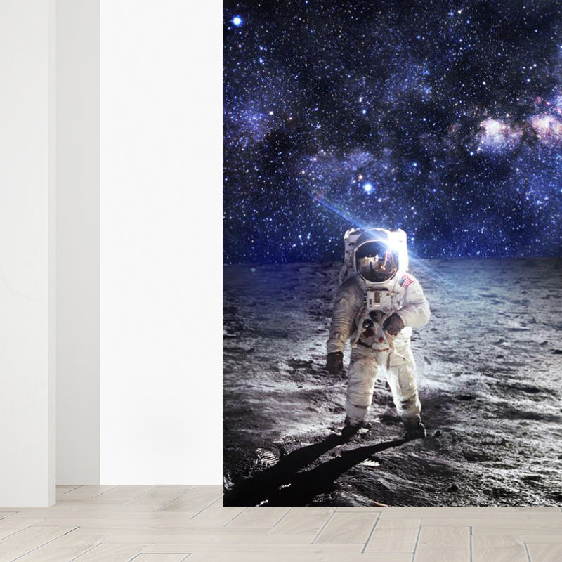 Extra Large Space View Mural Purple Non-Woven Wall Art for Home Decor, Personalised