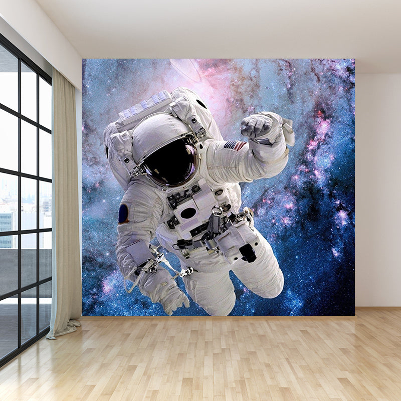 Extra Large Space View Mural Purple Non-Woven Wall Art for Home Decor, Personalised