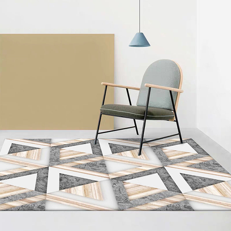 Eenvoudig modern vloerkleed in grijze en witte geometrie marmeren patroon tapijten polyester wasbaar tapijt voor woningdecoratie