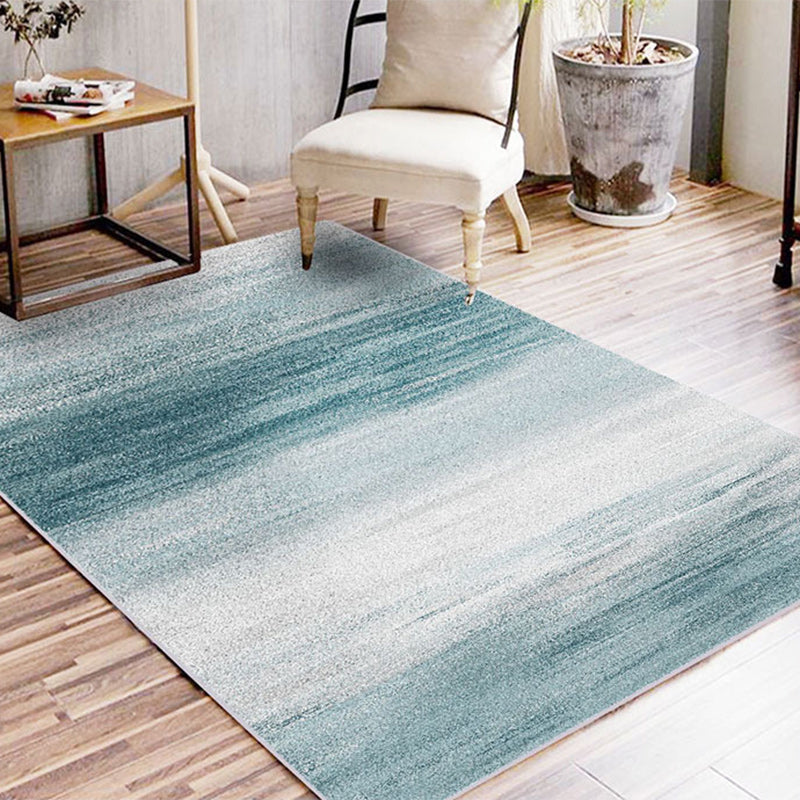 Alfombra ombre única alfombra casual gris y amarilla sintética alfombra del área de respaldo antideslizante lavable para sala de estar